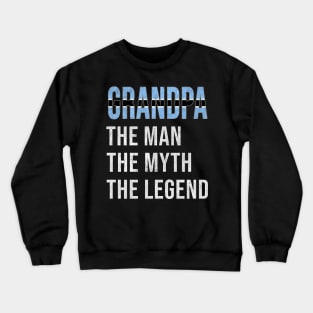 Grand Father Botswanan Grandpa The Man The Myth The Legend - Gift for Botswanan Dad With Roots From  Botswana Crewneck Sweatshirt